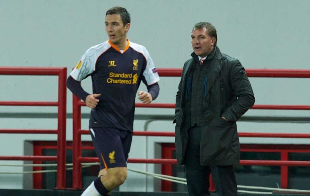 Stewart Downing and Brendan Rodgers